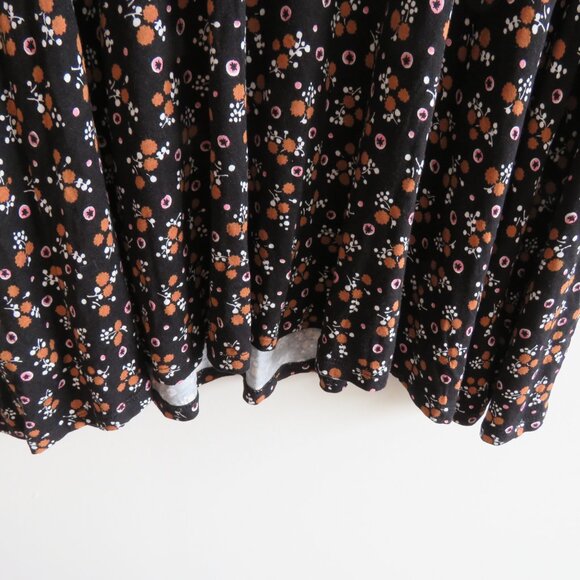 BODEN Crew Neck Jersey Midi Dress in Ditsy Dotty Floral Fall Cottagecore US 4P - Picture 12 of 15